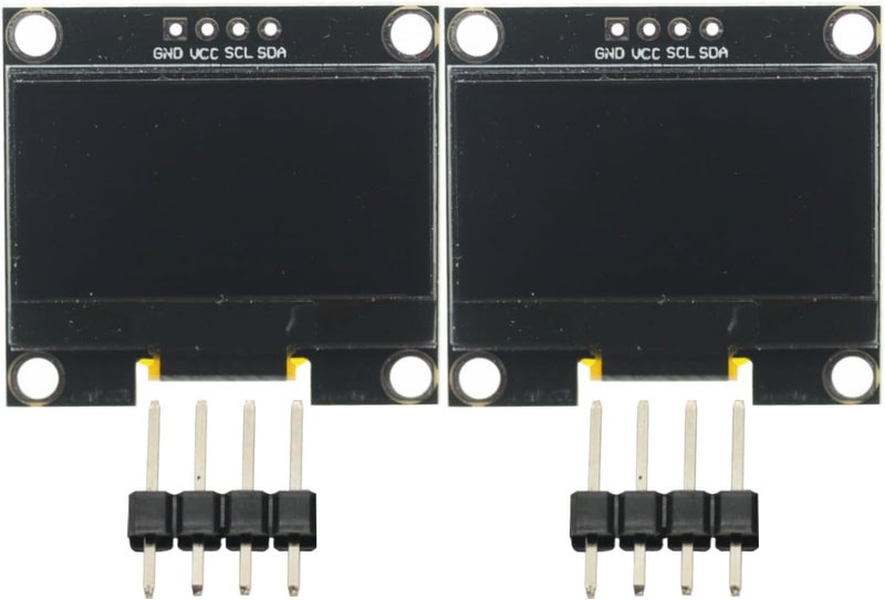 GODIYMODULES 2 Pcs 4PIN 1.3" 1.3 inch IIC I2C OLED Display Module 128x64 SSH1106 Digital OLED LCD Display White Module for Arduino Raspberry Pi Screen 12864 LCD Screen Board - Image 3